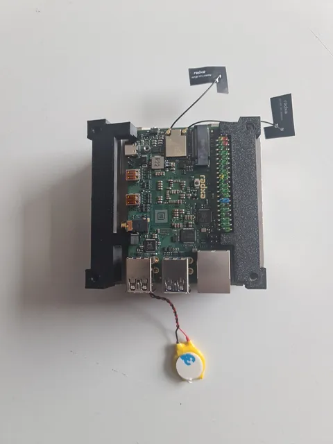 The mounted heatsink
