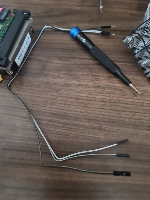The jumper cables.